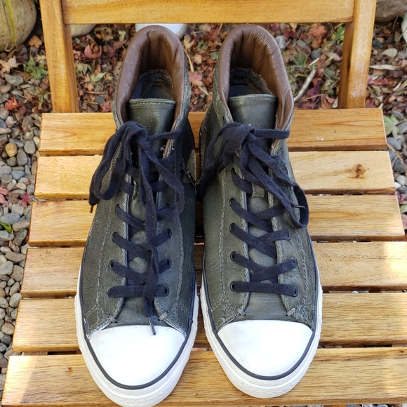 John Varvatos/Converse Hi-Top W/ Zipper Size 9 - Picture 2 of 15